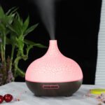 Wood-Grain Drip-Design Humidifier