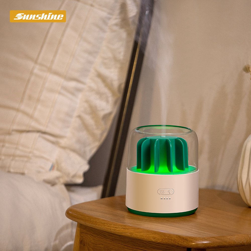 92081d5af60f3ff3559e016fe6e986b4.jpg Sleek White Cylindrical Humidifier - Image 1