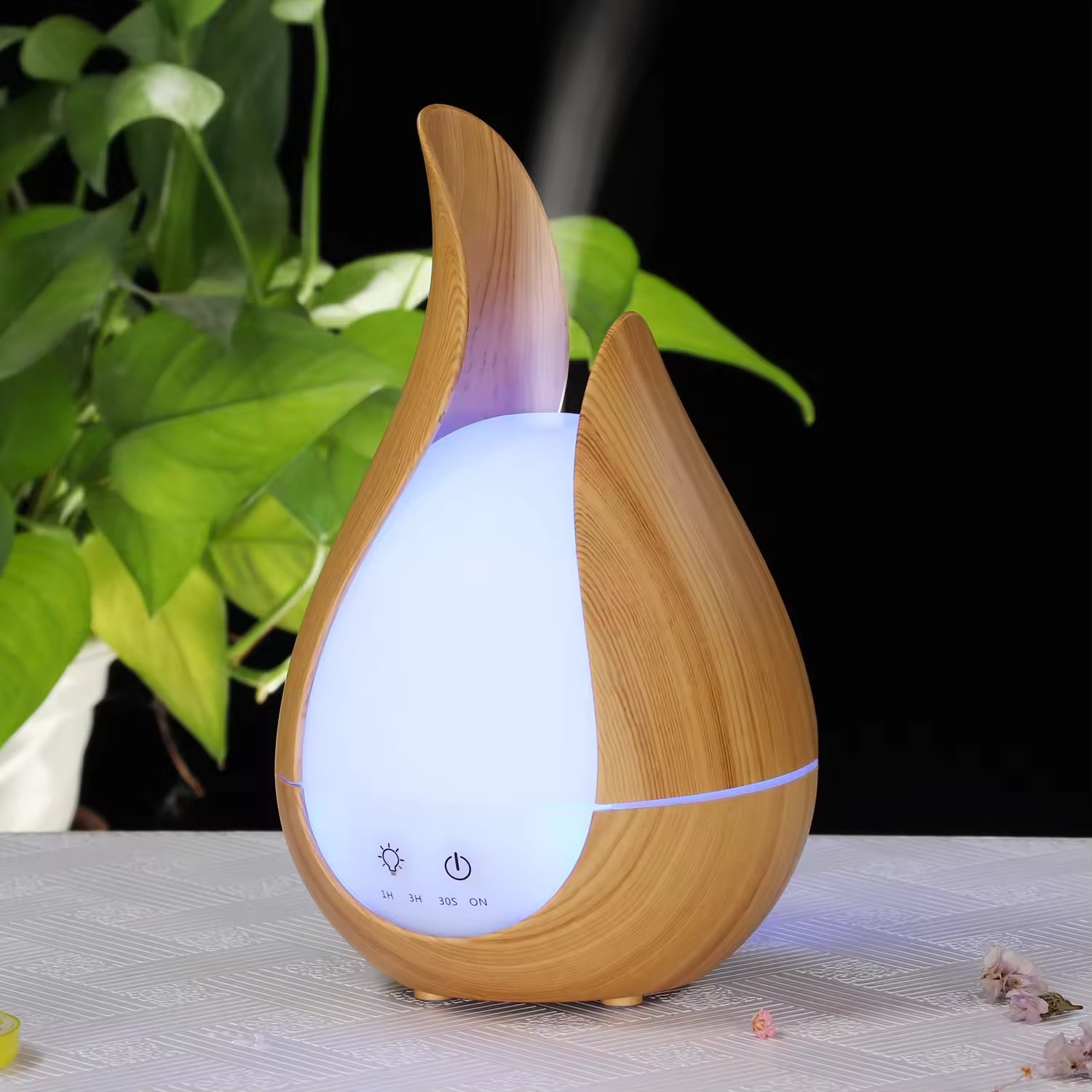 c90e05b1-fec7-461c-9b78-11bc553bf4dc.jpg Wood grain petal aroma diffuser - Image 1