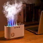 Red Cylindrical Humidifier